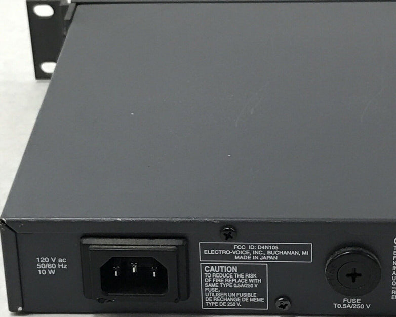 EV Electro-Voice MR2500 Dual Diversity Wireless Receiver 0.5A 120V