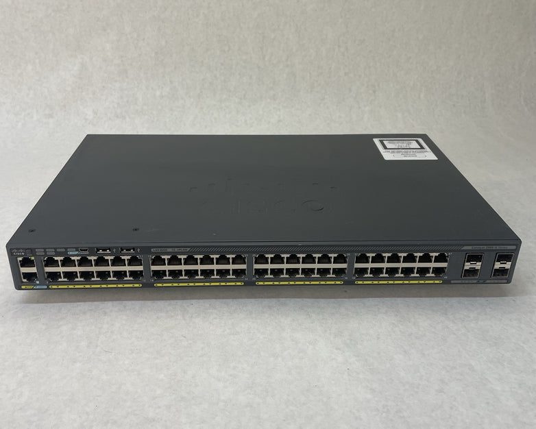 Cisco Catalyst WS-C2960X-48TS-L V03 48 Port Gigabit Switch - Tested