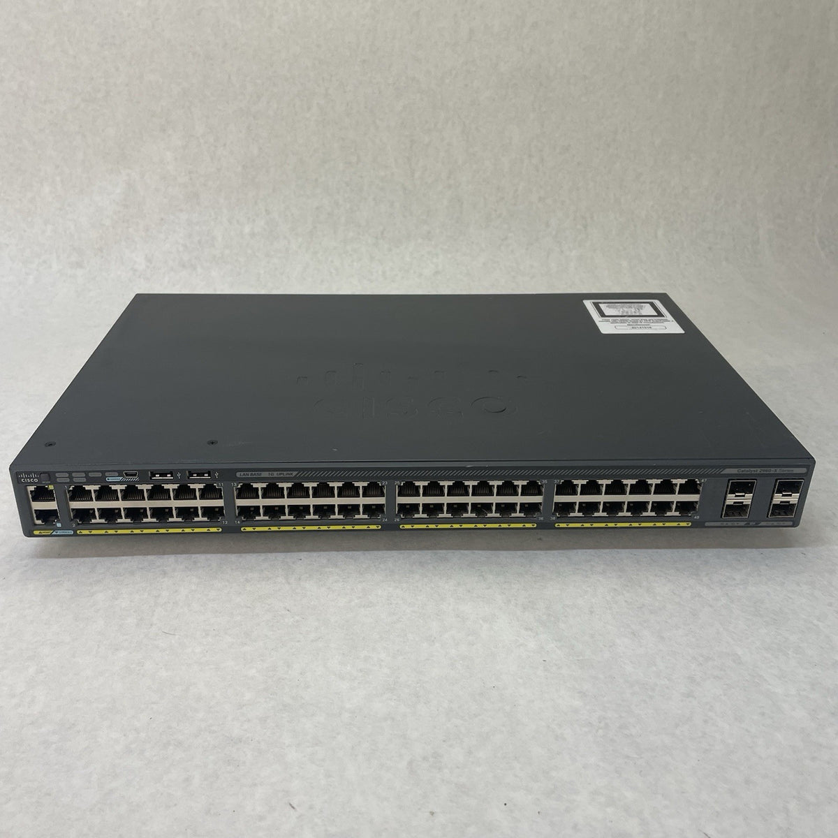 Cisco Catalyst WS-C2960X-48TS-L V03 48 Port Gigabit Switch - Tested1
