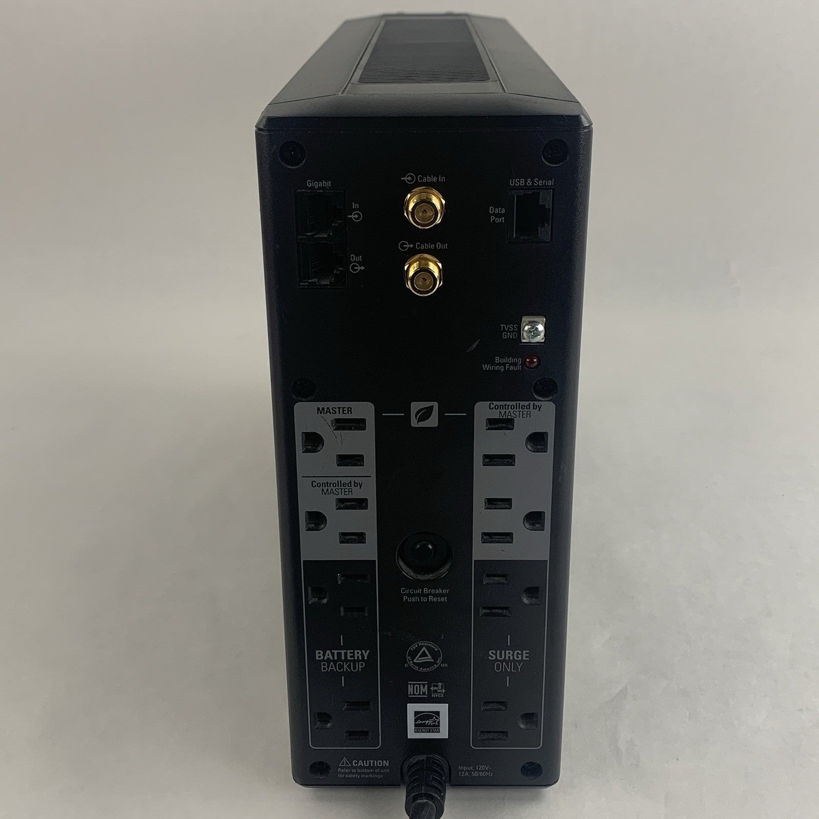 APC Back-UPS Pro 1000 BR1000G Power Supply Surge Protector ** NO Battery **4
