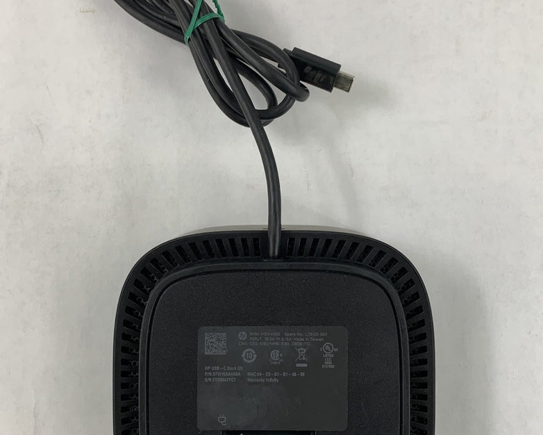 HP HSN-IX02 USB-C Dock G5 Docking Station - No AC Adapter