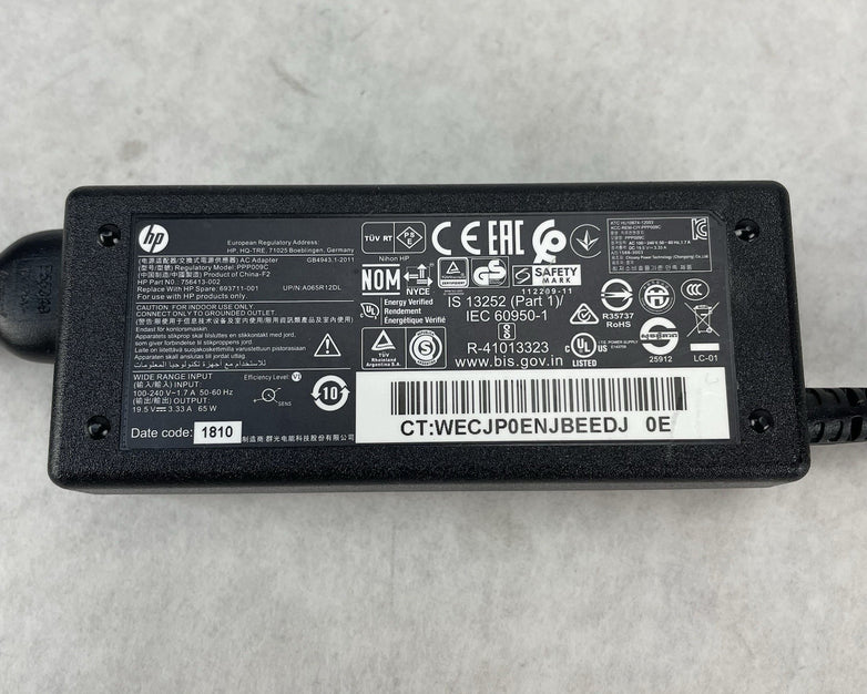 HP 19.5V 3.33A 65W AC Power Charger Adapter PPP009C Lot of 10