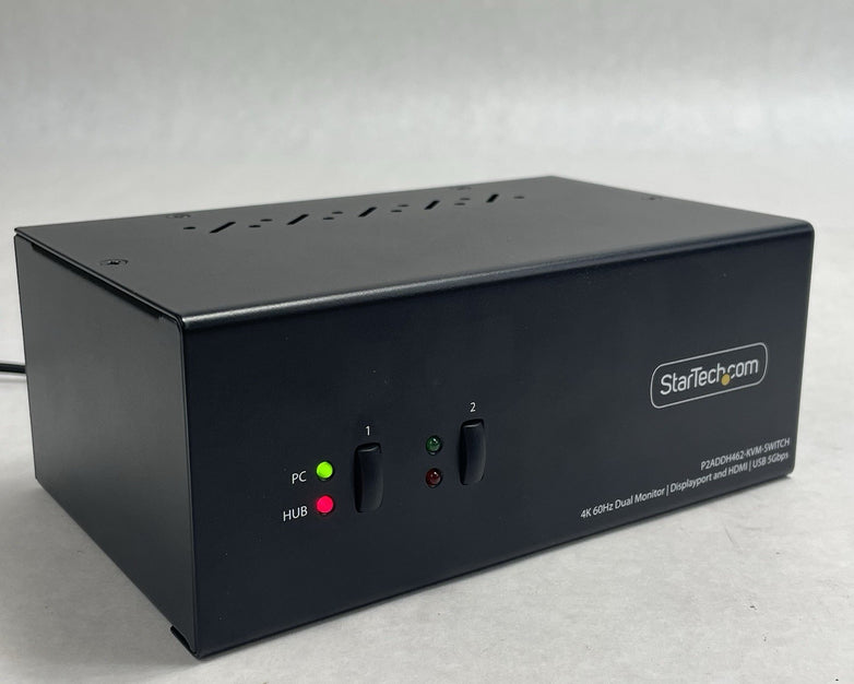 StarTech.com P2DD46A2-KVM-SWITCH 2-Port Dual-Monitor Power Tested