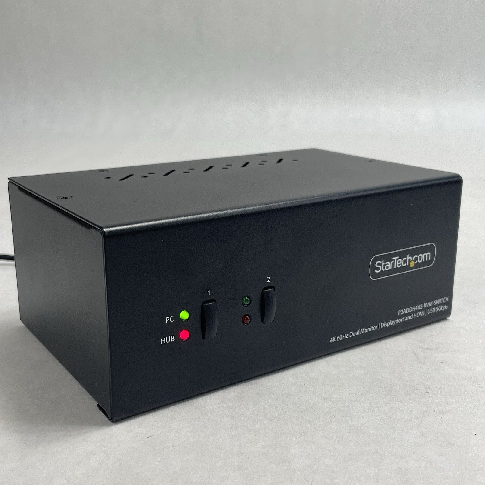 StarTech.com P2DD46A2-KVM-SWITCH 2-Port Dual-Monitor Power Tested0