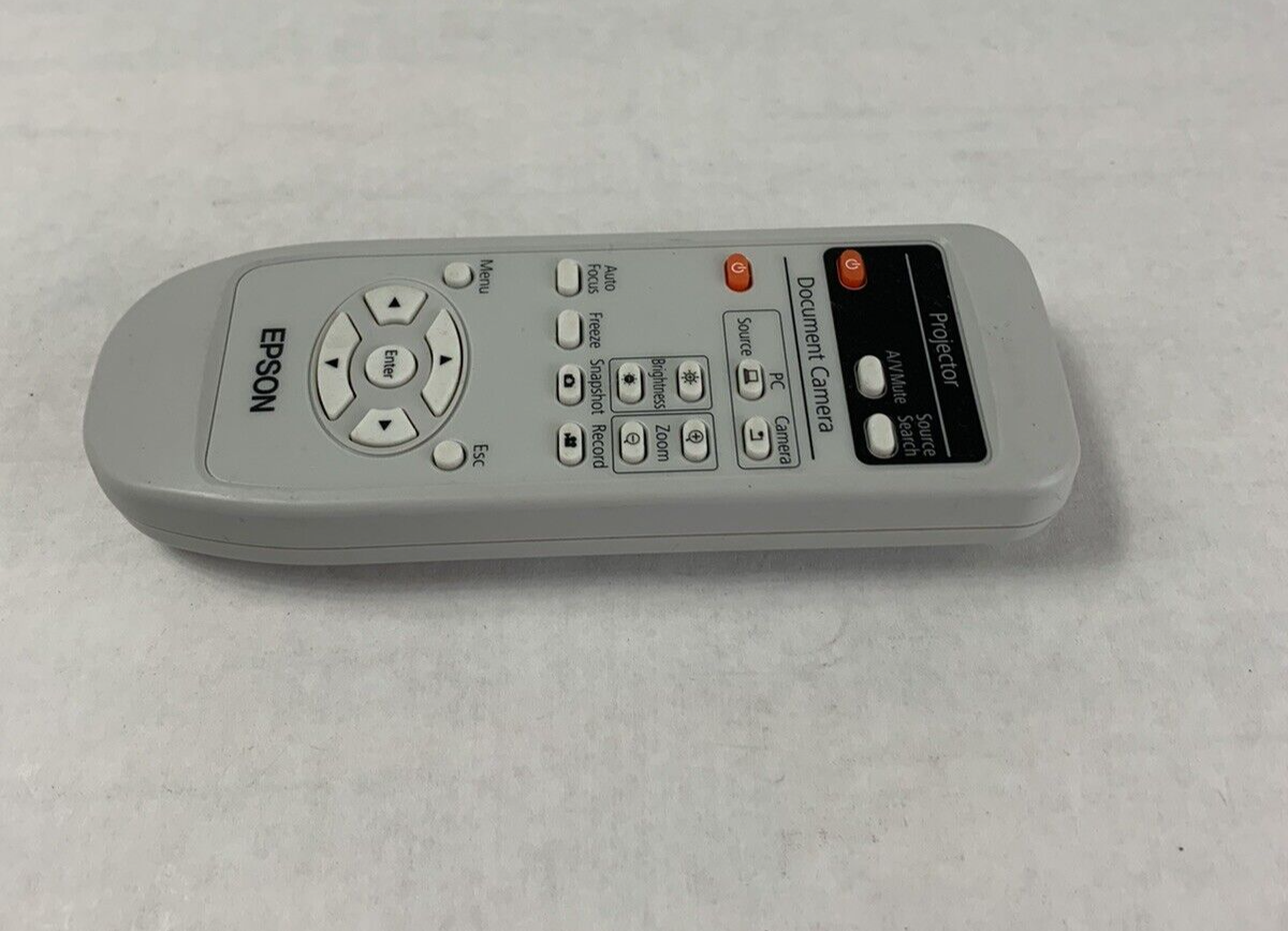 Lot of 5 Epson Projector Document Camera Remote Controller 153867200