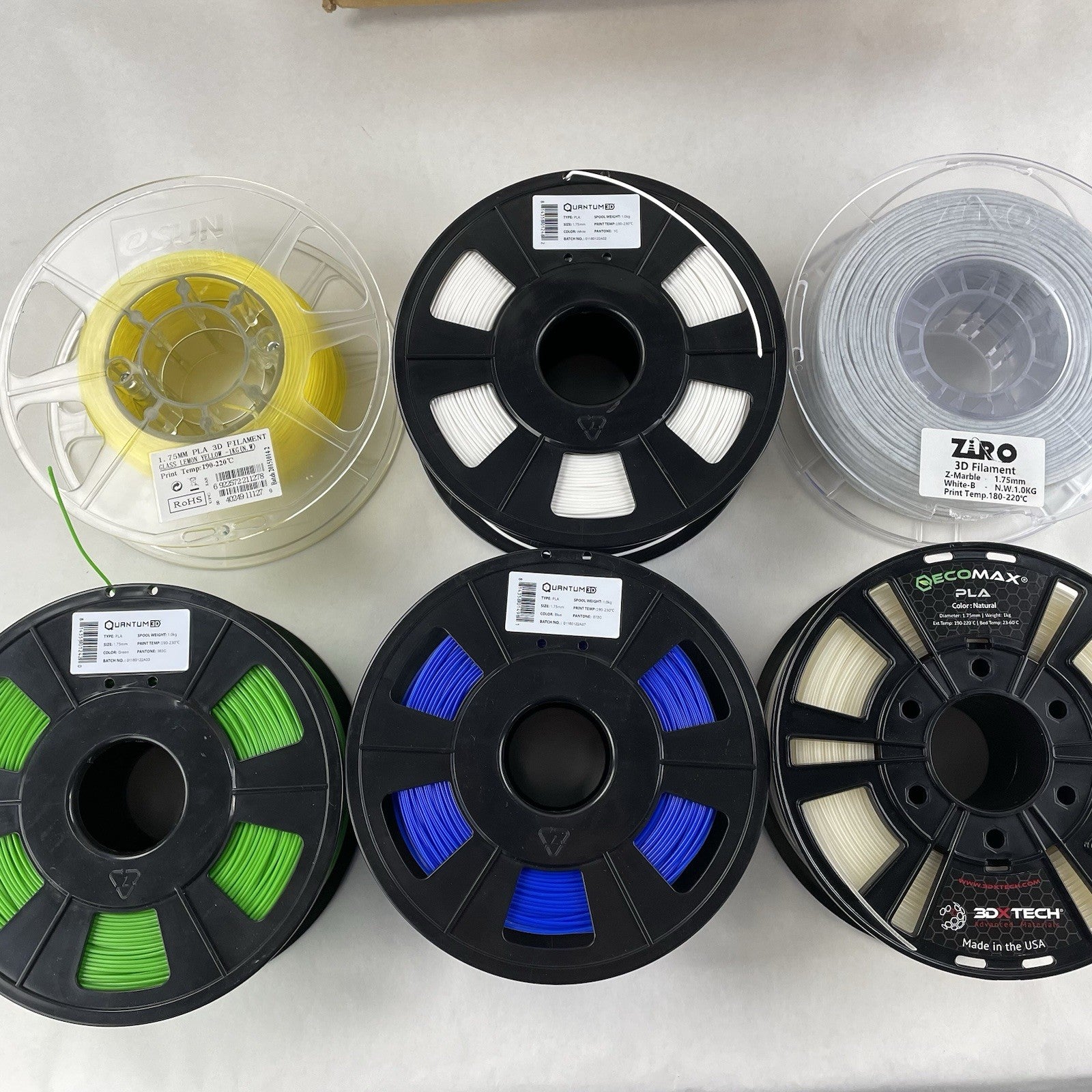 Assorted Box of 1.75MM PLA Filament