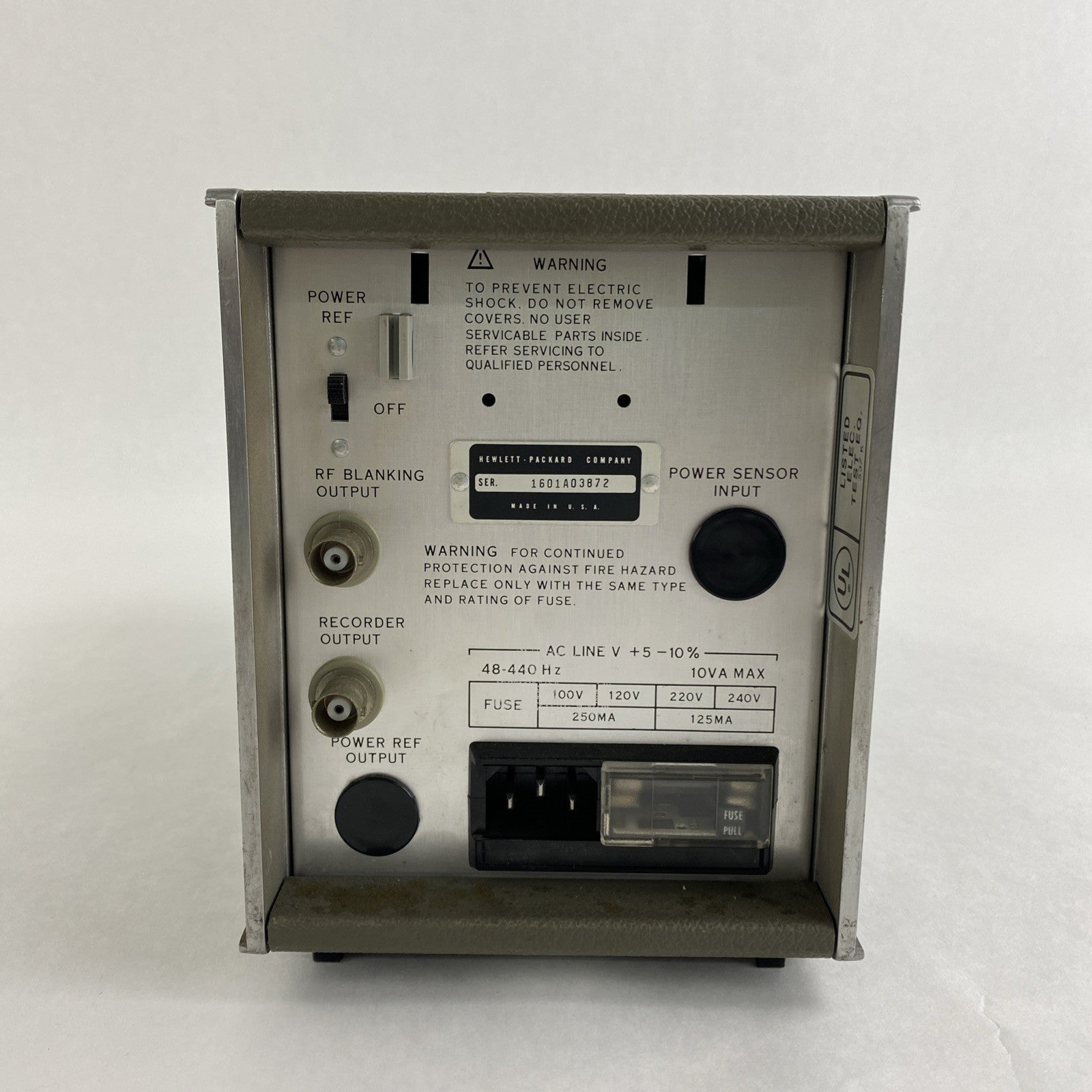 HP 435A Power Meter Power Tested7