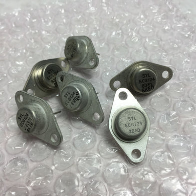 NOS  Sylvania ECG124 Transistor  Lot of 6