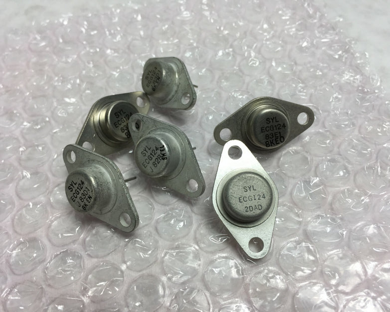 NOS  Sylvania ECG124 Transistor  Lot of 6
