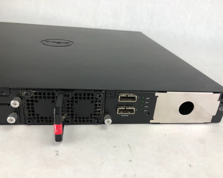 Dell Networking N3024 24 Port Rack Mountable Ethernet Switch No Rails