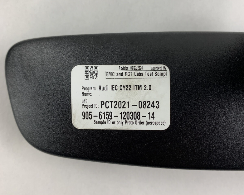Audi 4KE-857-511-C-9B9 UAGTMA Q5 Interior Rear View Mirror OEM 4112A-UAGTMA