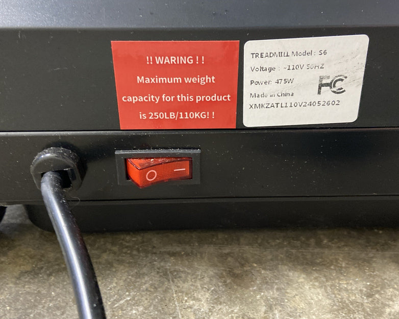 Hiii Walking Pad - Open Box - No Remote - No Bar - Power Tested