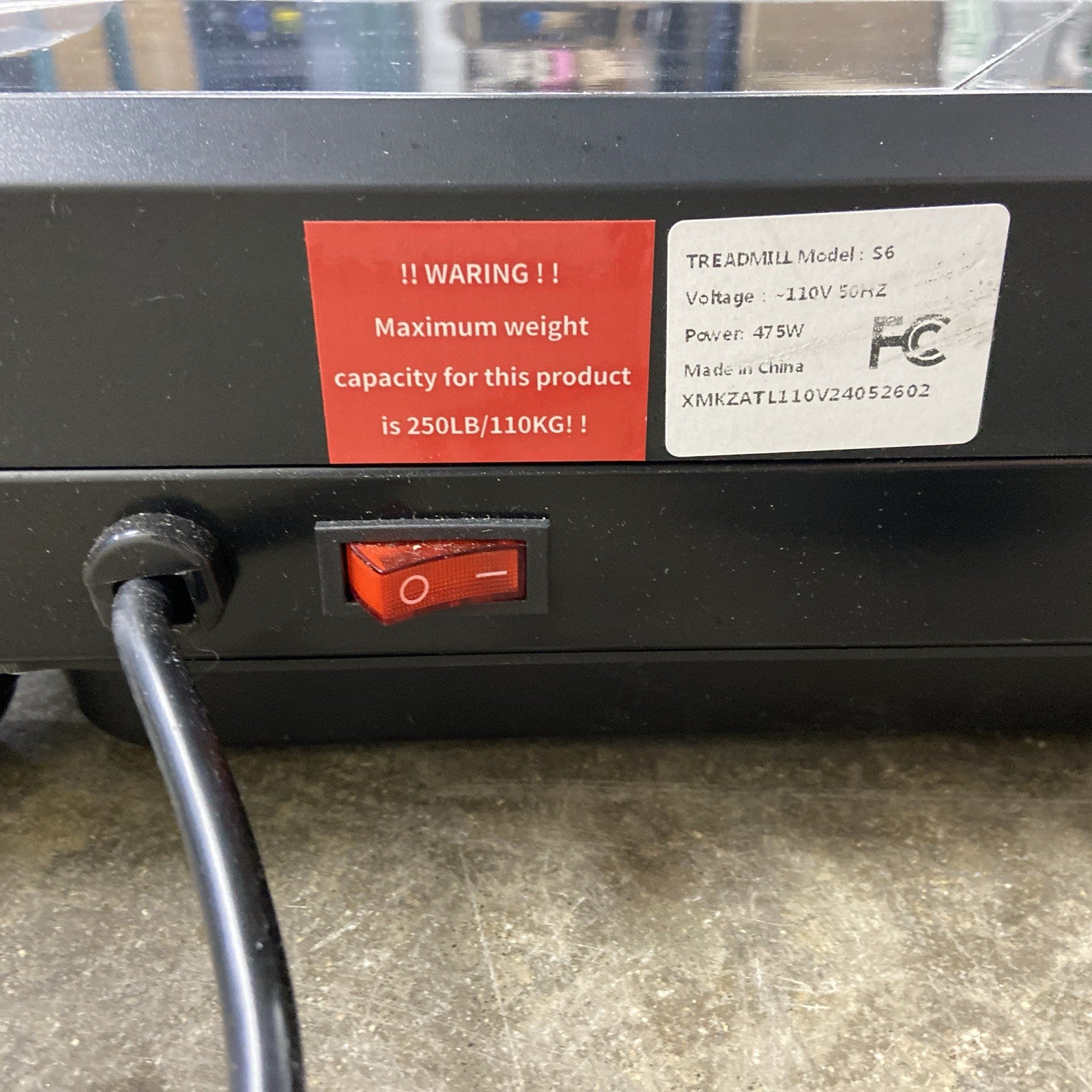 Hiii Walking Pad - Open Box - No Remote - No Bar - Power Tested