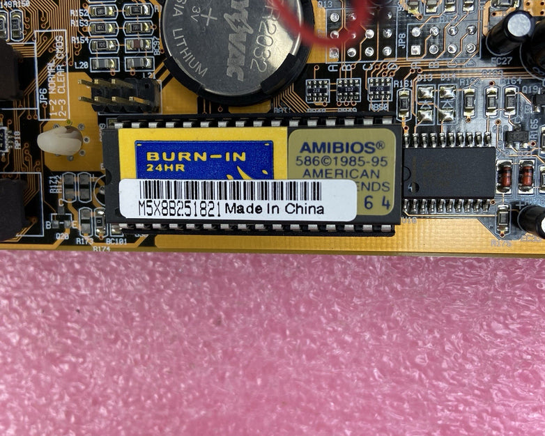 PC CHIPS M590 Motherboard AMD K6-2 3D MMX 149MHz 64MB RAM Baby AT 2x ISA