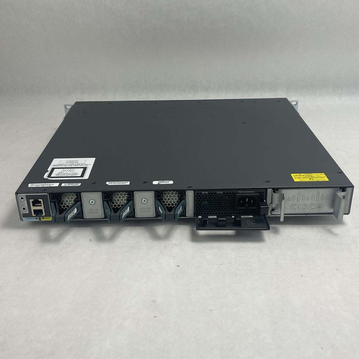 Cisco WS-C3650-48PS-S V02 Tested & Reset 1X PSU7