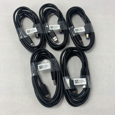 Lot 5 Dell PN81N 6F USB 3.0 Type AB A Male to B Male Cable AB MM Cord