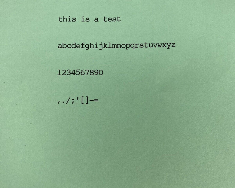 Panasonic KX-E7000 Electric Typewriter Tested