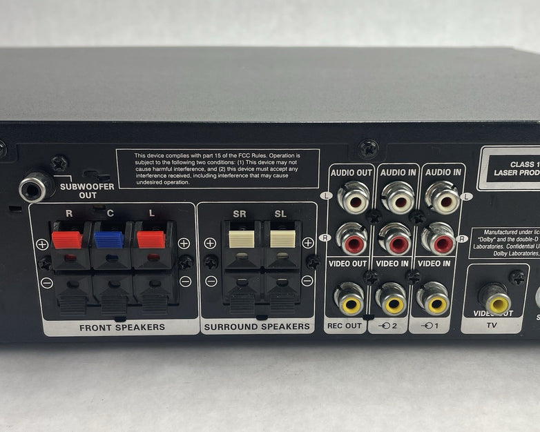 Koss C220 DVD Player Integrated 5.1 Reciver Broken Volume Dial For Parts