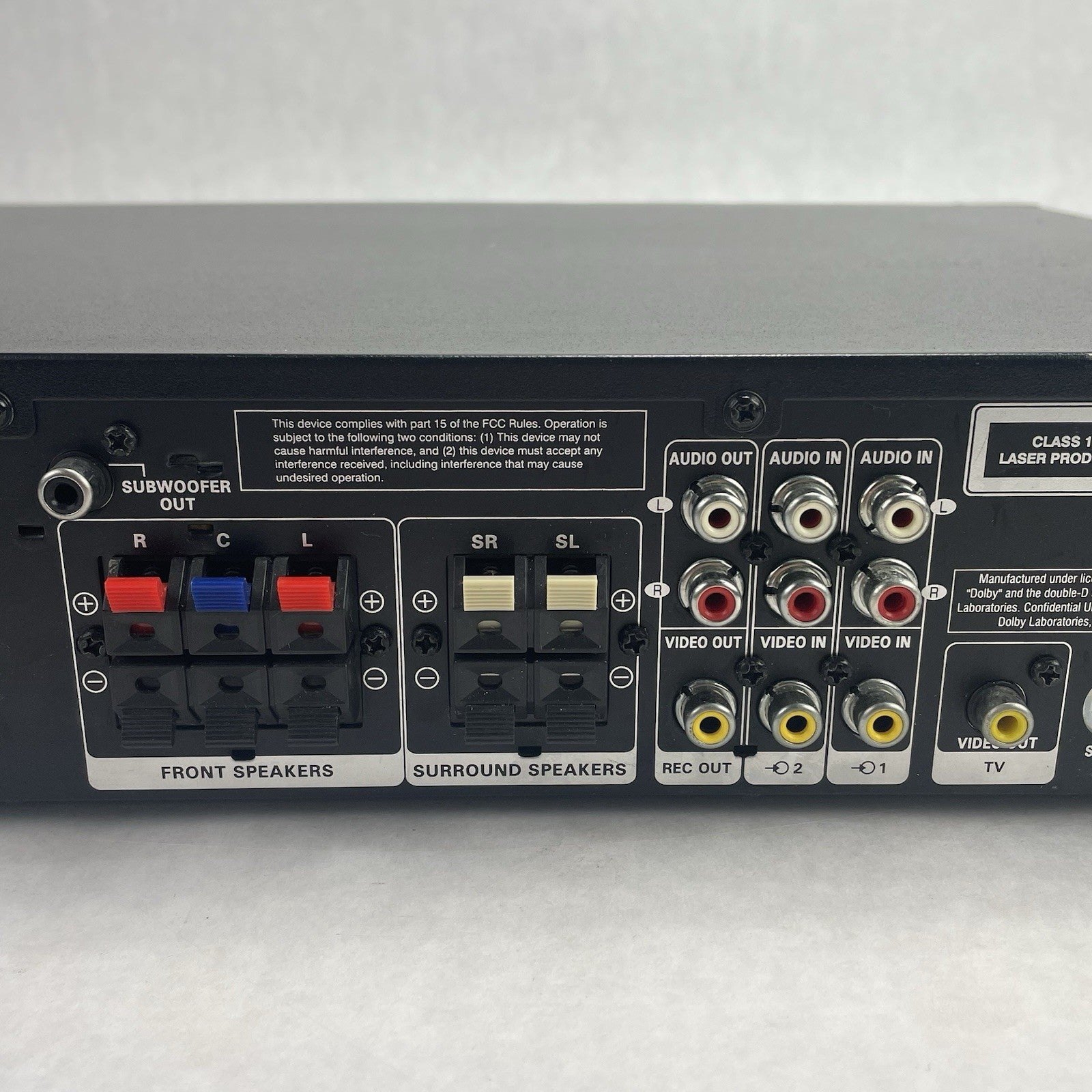 Koss C220 DVD Player Integrated 5.1 Reciver Broken Volume Dial For Parts7