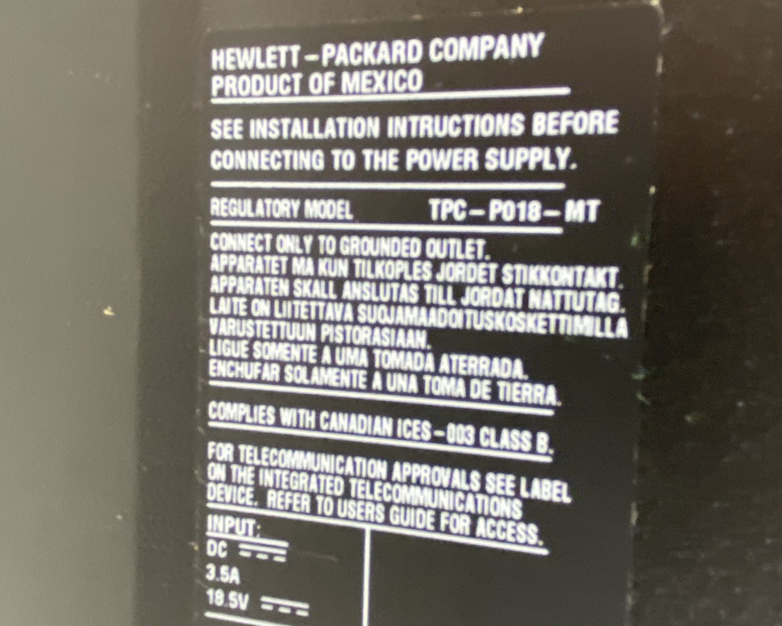 HP Pavilion P2-1134 MT AMD E-450 1.60GHz 4GB RAM No HDD No OS