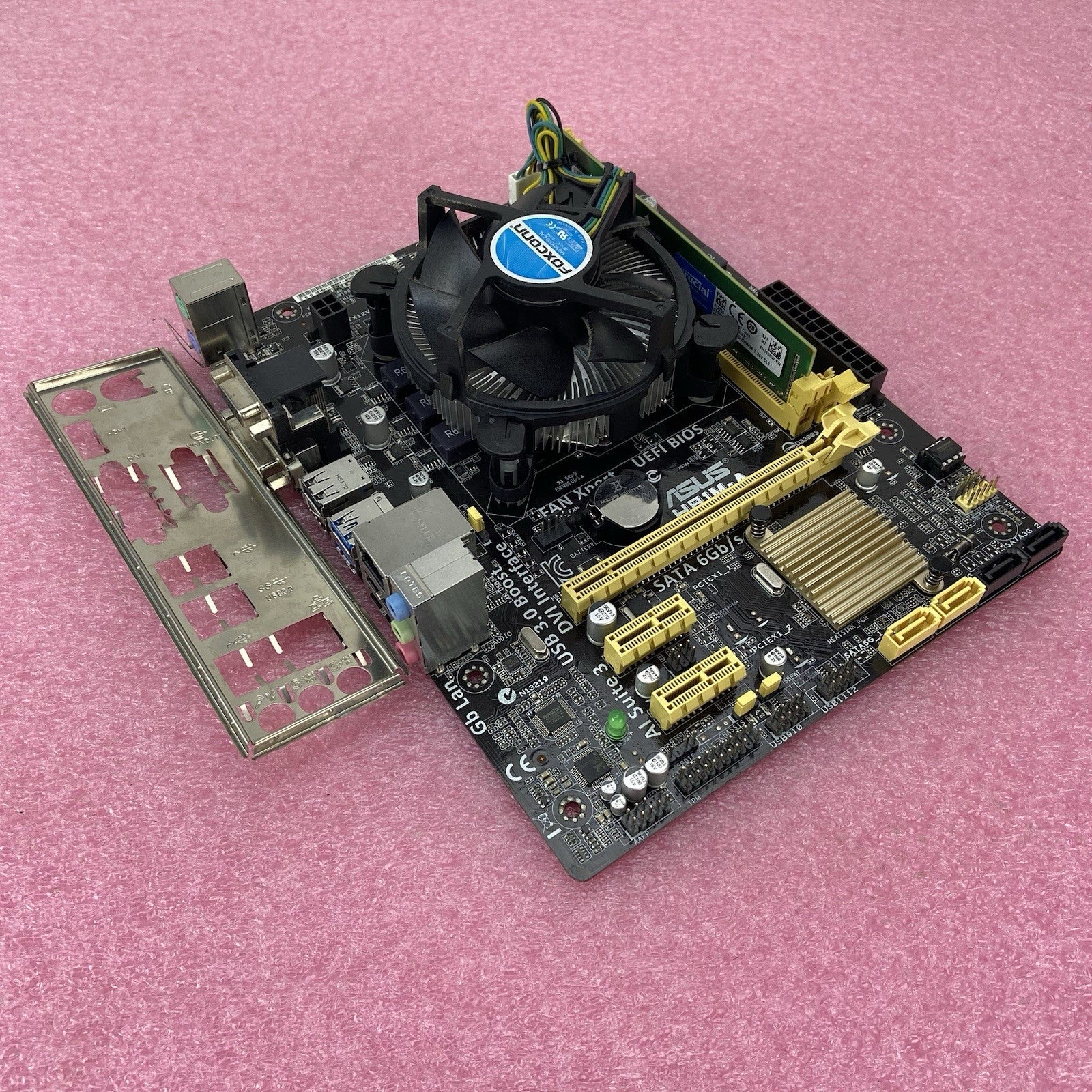 ASUS H81M-A Motherboard Intel Core i3-4160 3.6GHz 8GB RAM w/IO Shield 0