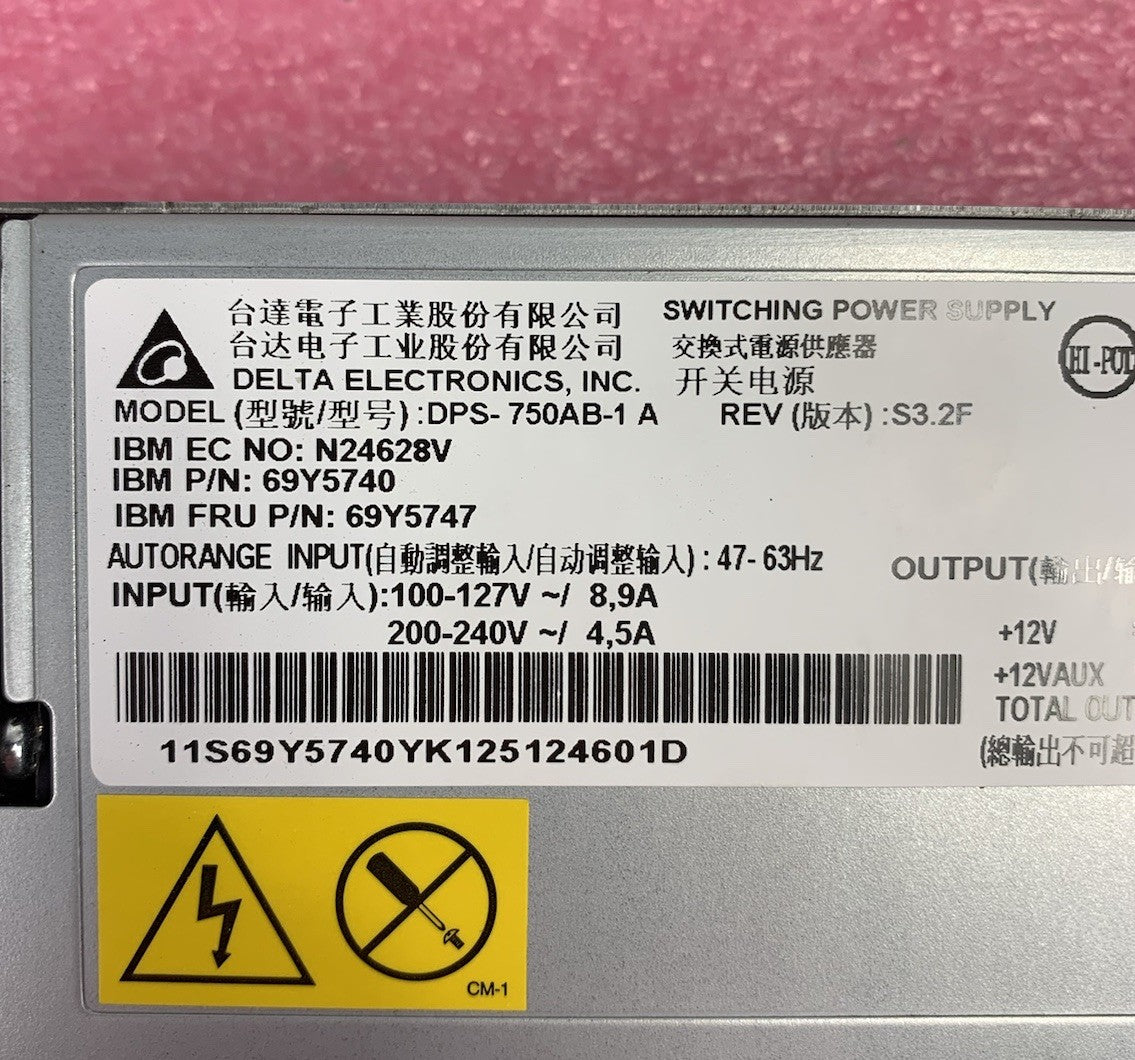 Delta Electronics DPS-750AB-1 A Rev S3.2F 750W Switching Power Supply
