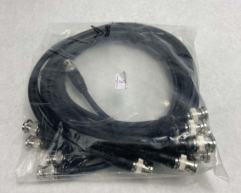 BNC Male to BNC Male RG59/U Coaxial Cable 75 OHM 24" - Open Box - Set of 8