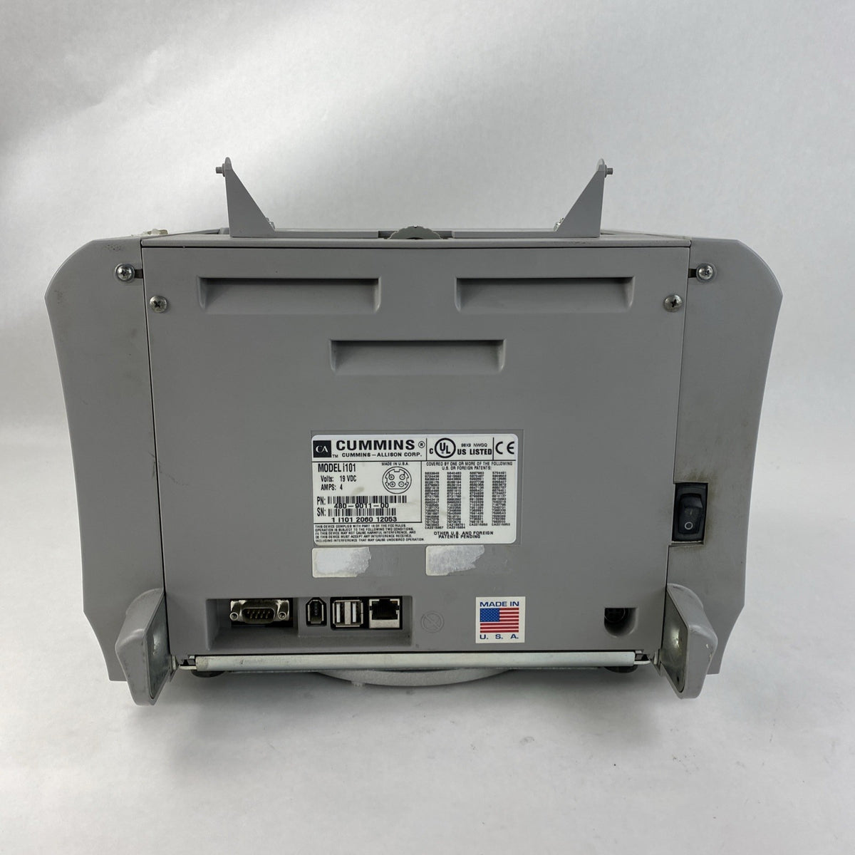 Cummins i101 JetScan IFX Money Counter Tested - No Power Supply3