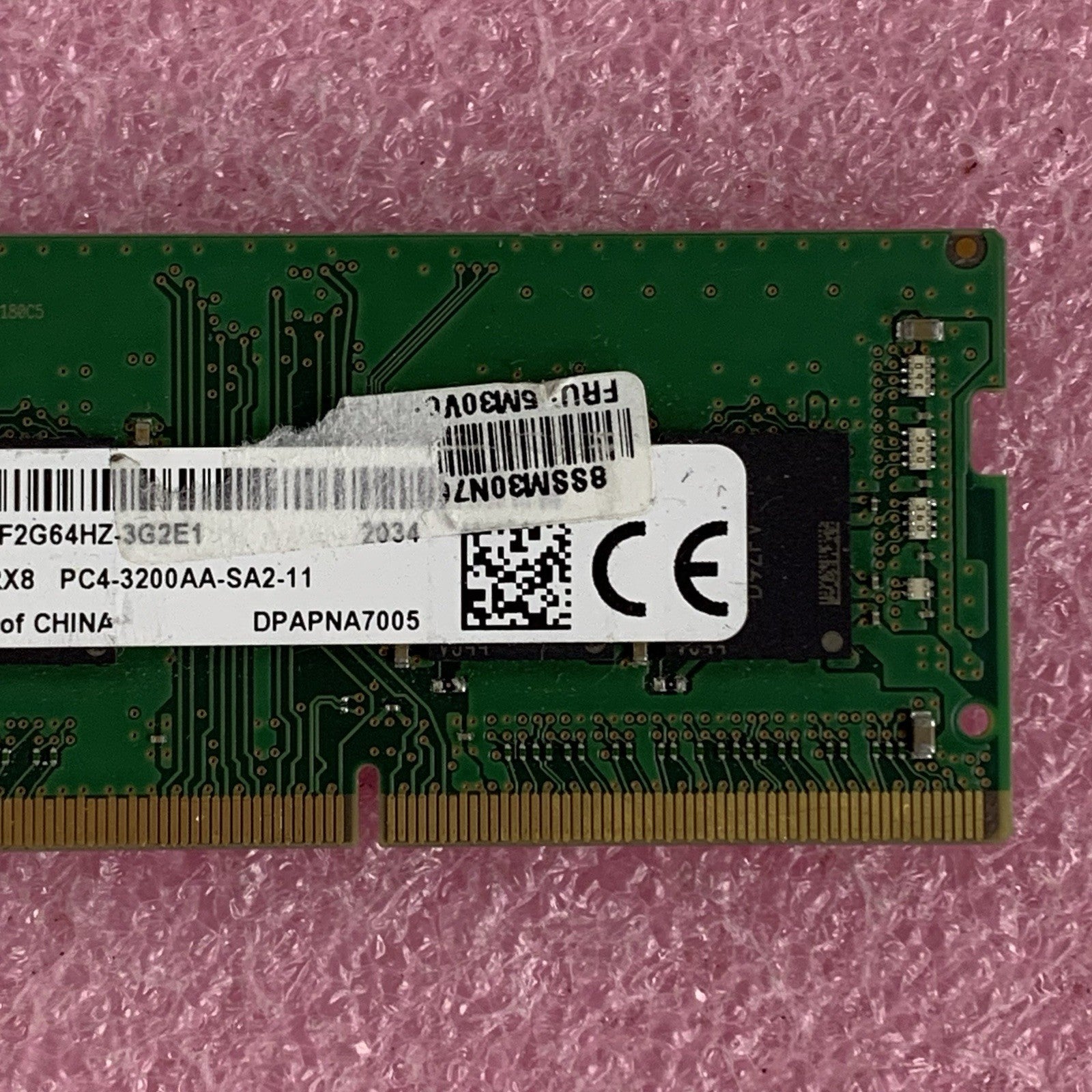 Micron MTA8ATF2G64HZ-3G2E1 16 GB 1Rx8 PC4-3200AA DDR4 Laptop Memory RAM3