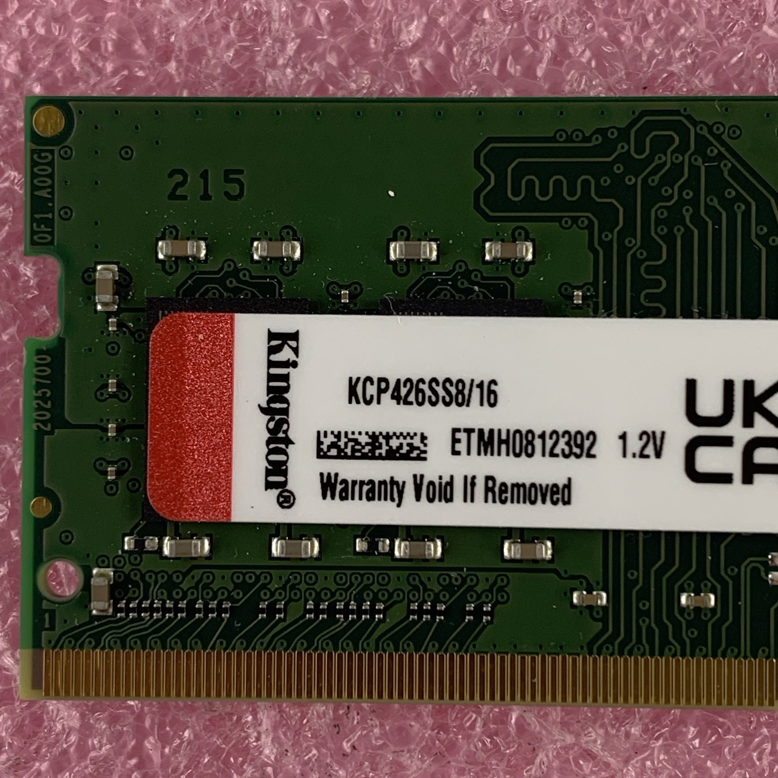 Kingston KCP426SS8/16 16 GB PC4-21300 DDR4-2666 SO-DIMM Laptop Memory RAM2