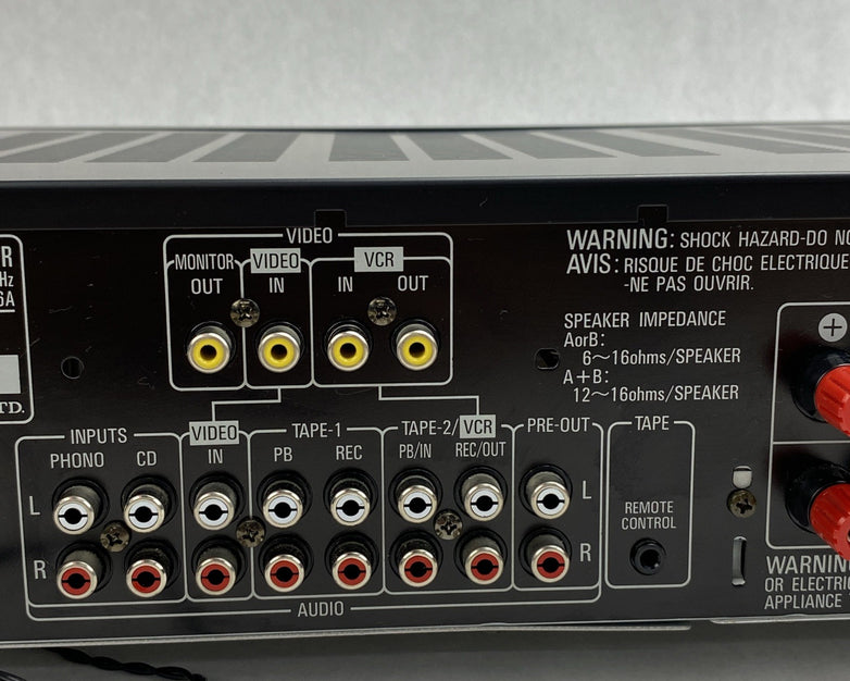 Denon DRA-435R Precision Audio Component AM-FM Stereo Receiver With Antenna