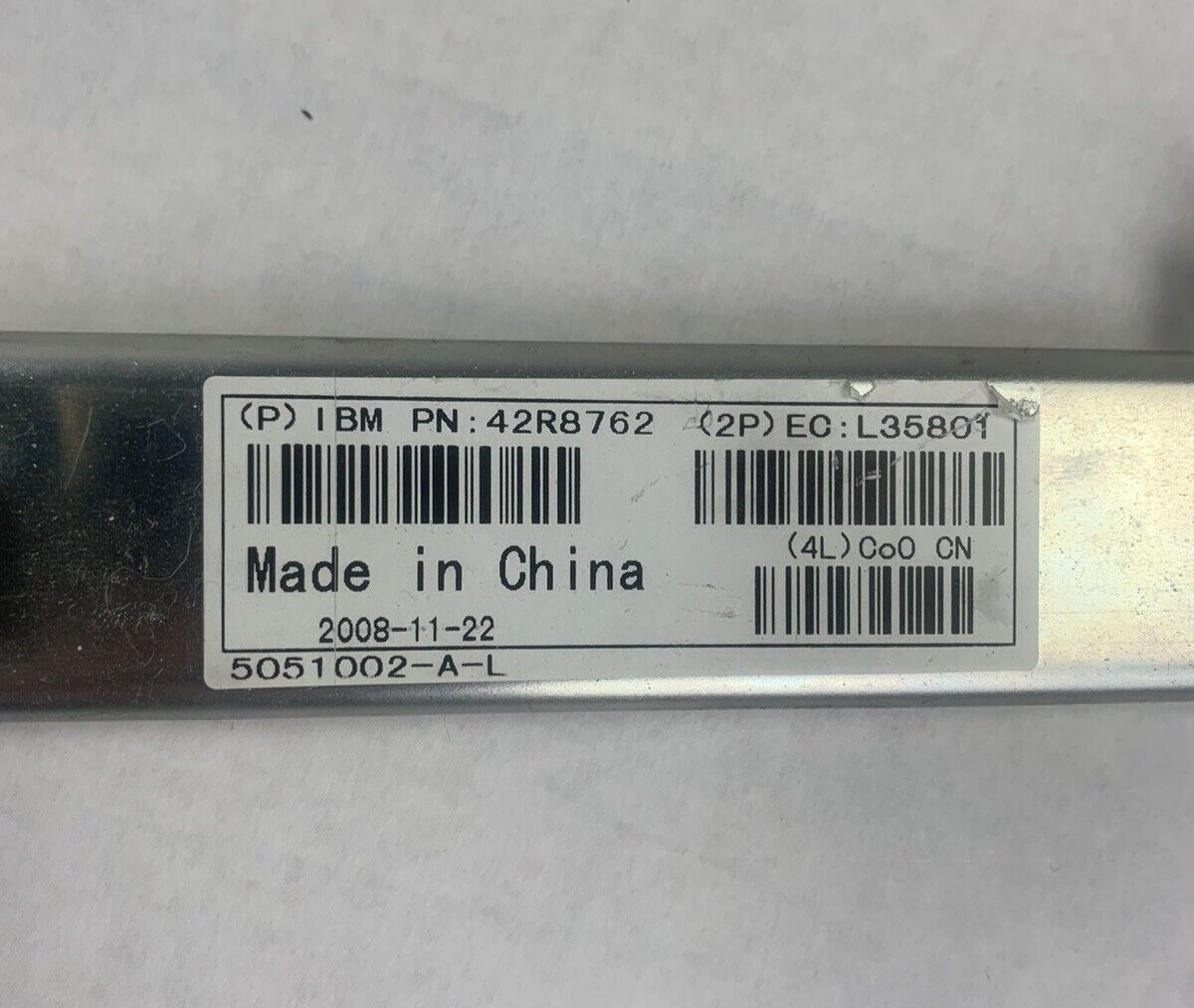 IBM 42R8762 42R8763 Left and Right Server Rack Mount Slide Rails
