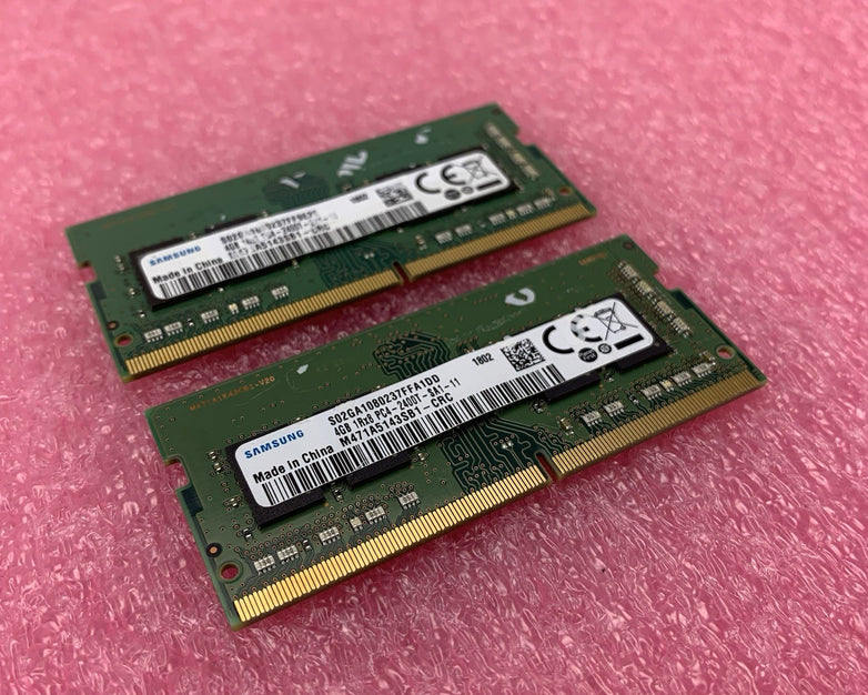 Samsung M471A5143SB1-CRC PC4-2400T-SA1-11 4GB 1Rx8 Desktop Memory RAM Lot of 2