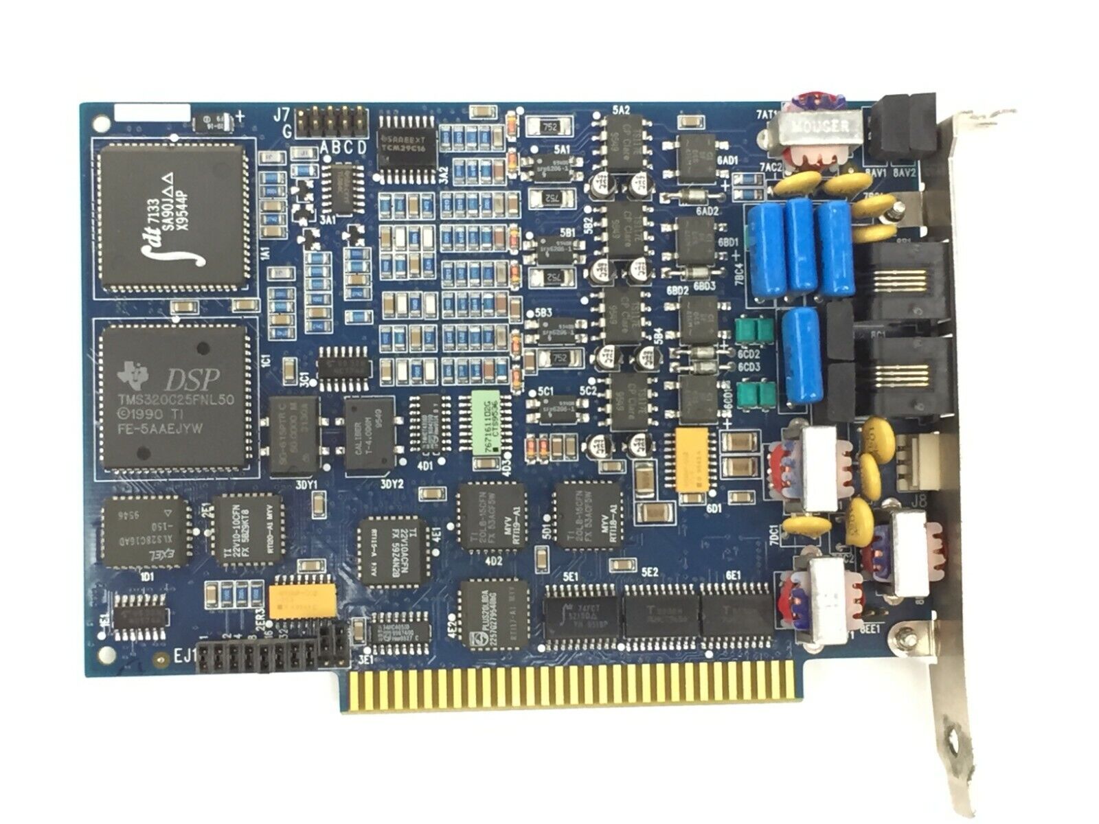 Rhetorex RDSP-M5C 4 Port ISA Voice Card 19USA-75391-VM-E