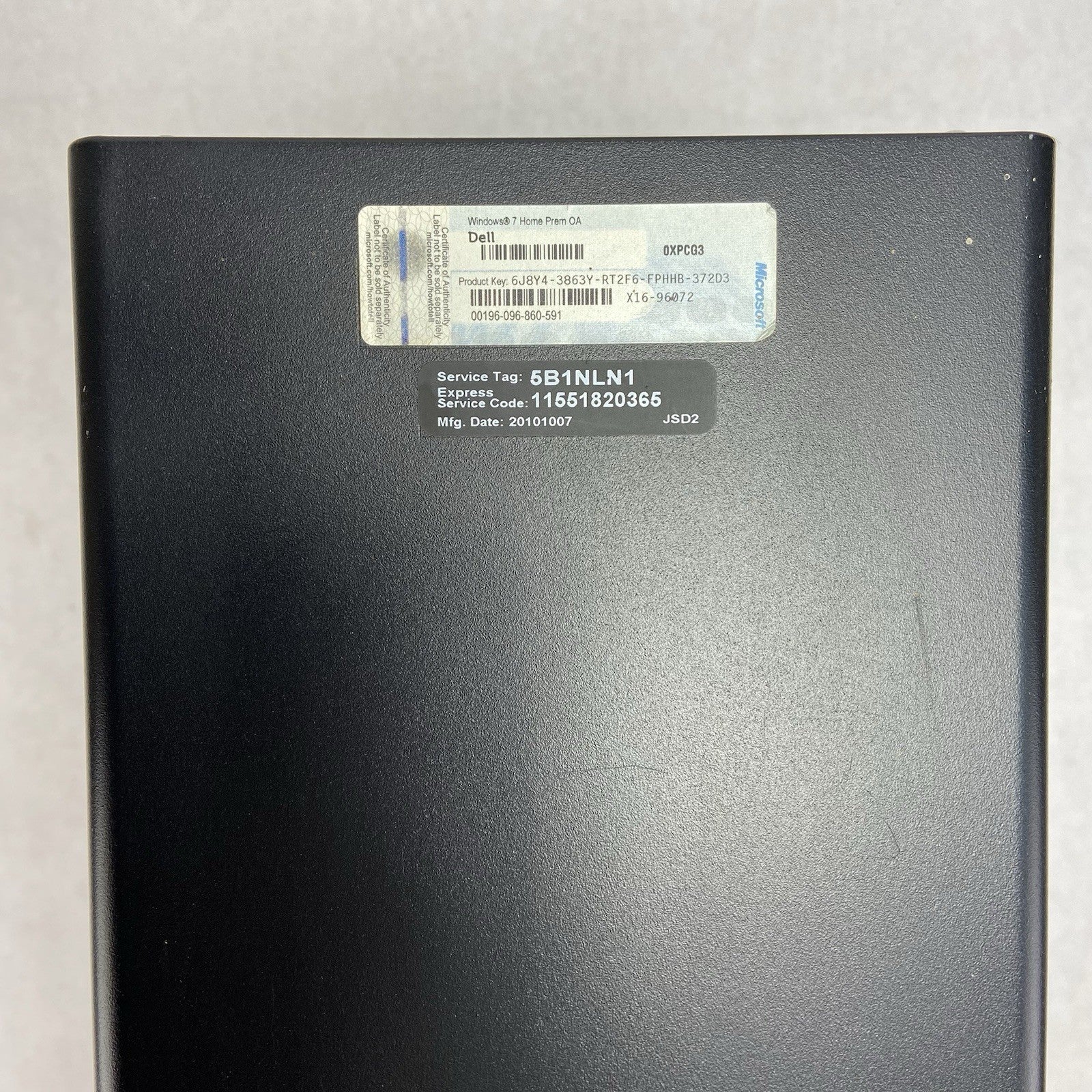 Dell Inspiron 560 MT Intel Pentium Dual Core E5700 3GHz 4GB RAM No HDD No OS3