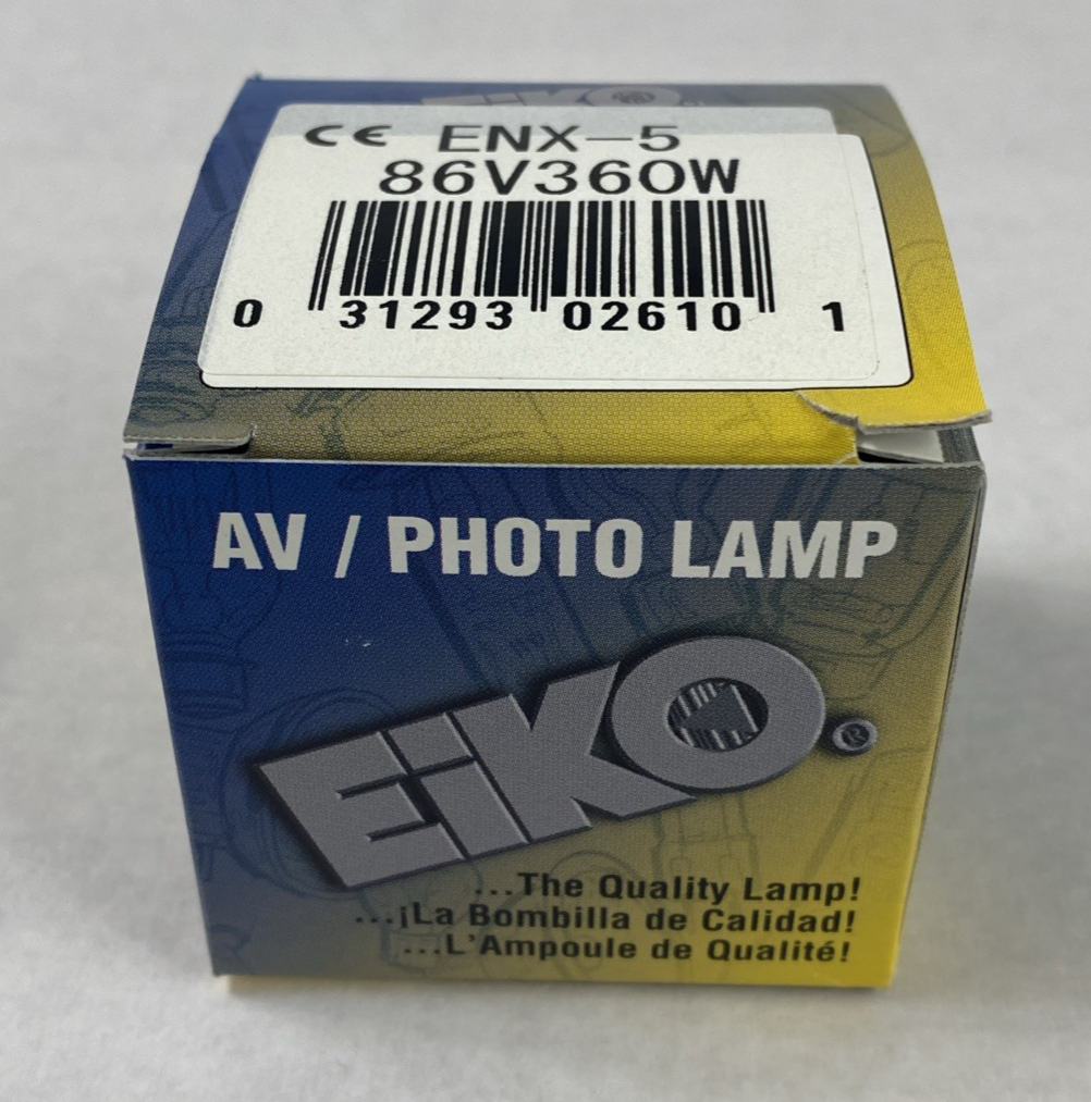 Eiko ENX-5 86V360W AV/Photo Lamp (Lot of 5)