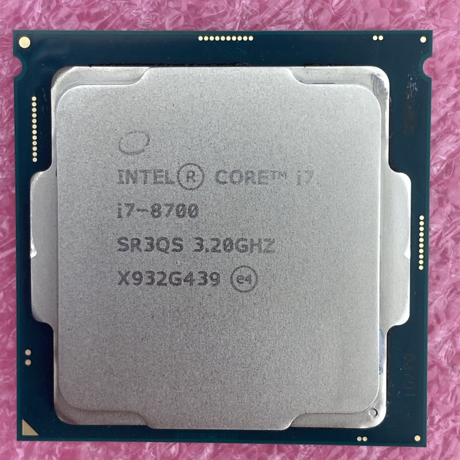 Intel Six Core i7-8700 CPU Processor 3.20GHz LGA1151 SR3QS