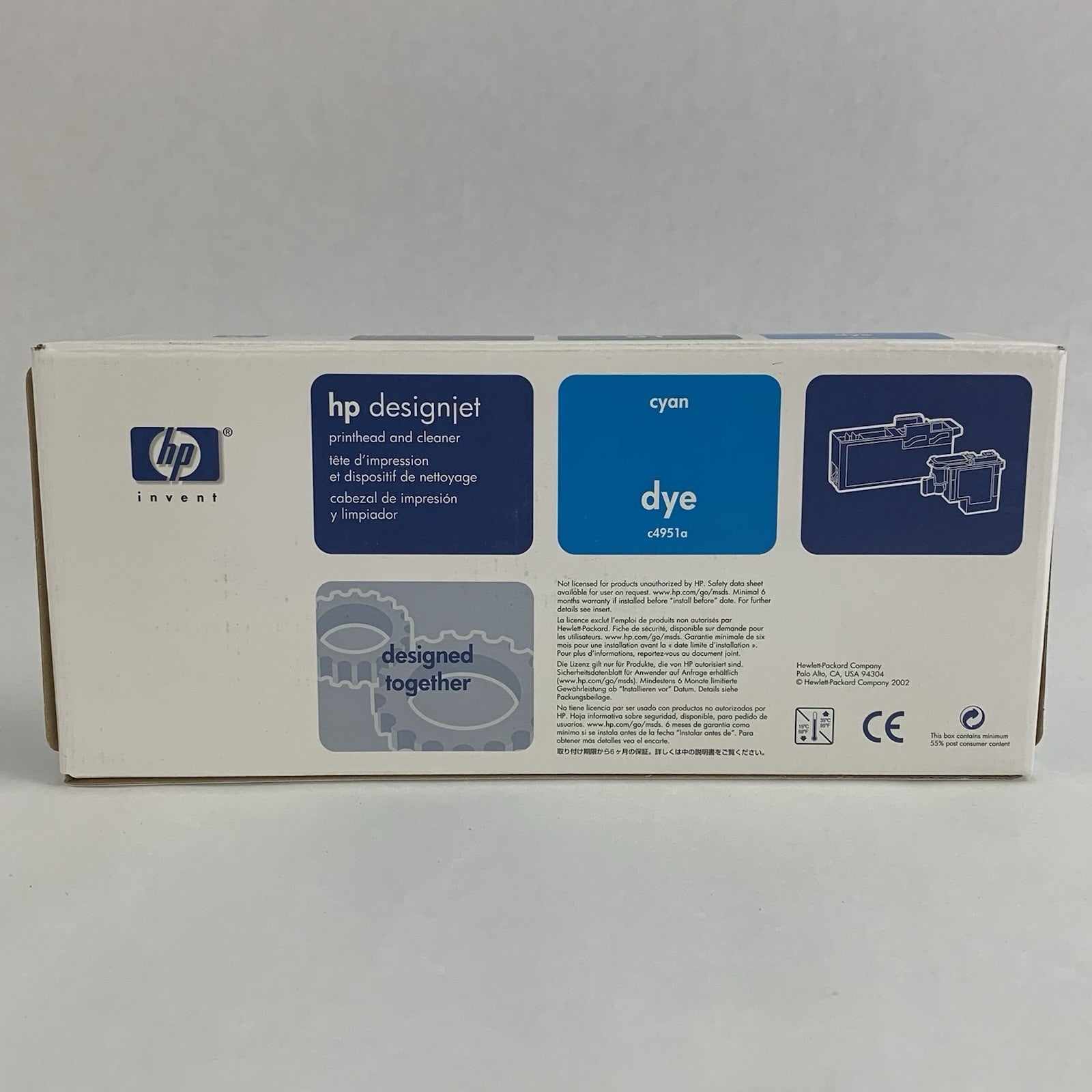HP C4951A 81 Cyan Printhead & Cleaner for DesignJet OEM New in Box Sealed7