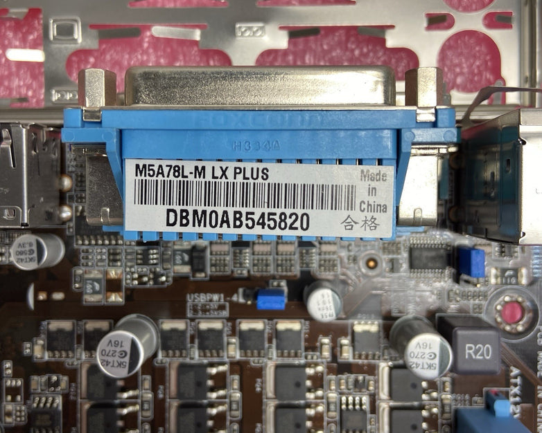 ASUS M5A78L-MLX PLUS Motherboard AMD Sempron 145 2.8GHz 2GB RAM w/Shield