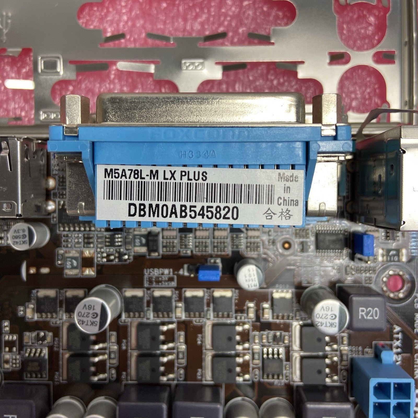 ASUS M5A78L-MLX PLUS Motherboard AMD Sempron 145 2.8GHz 2GB RAM w/Shield7