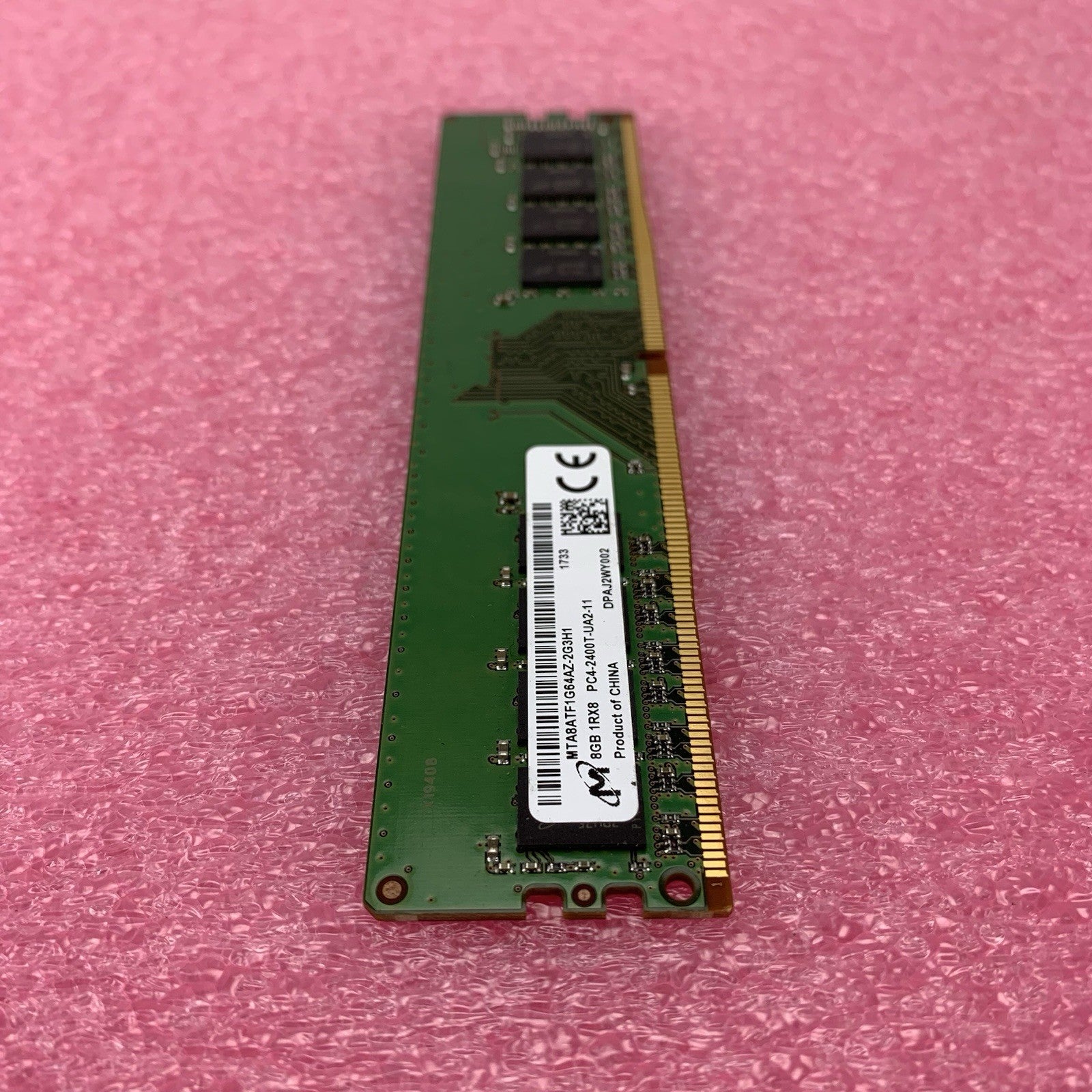 Micron MTA8ATF1G64AZ-2G3H1 PC4-2400T-UA2-11 8GB 1Rx8 Desktop Memory RAM4