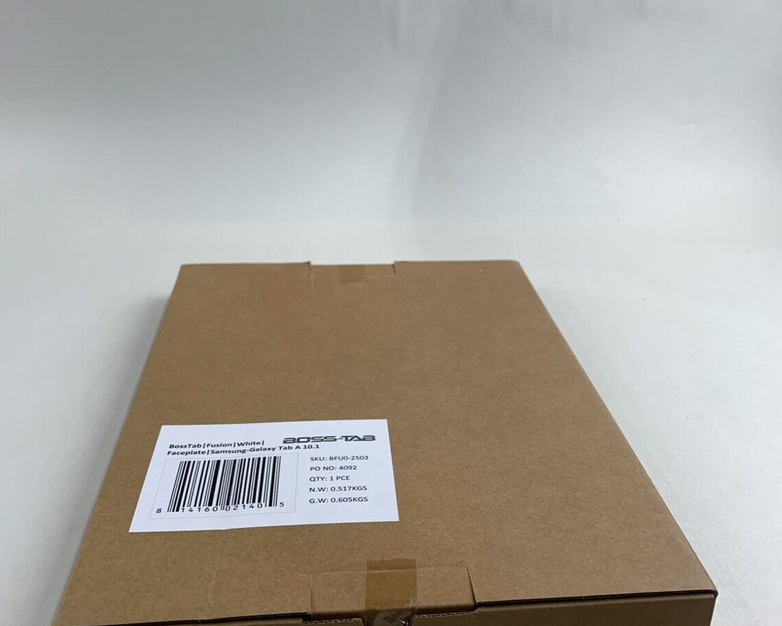 BossTab BFU0-2503 Fusion White Faceplate Galaxy Tab A 10.1