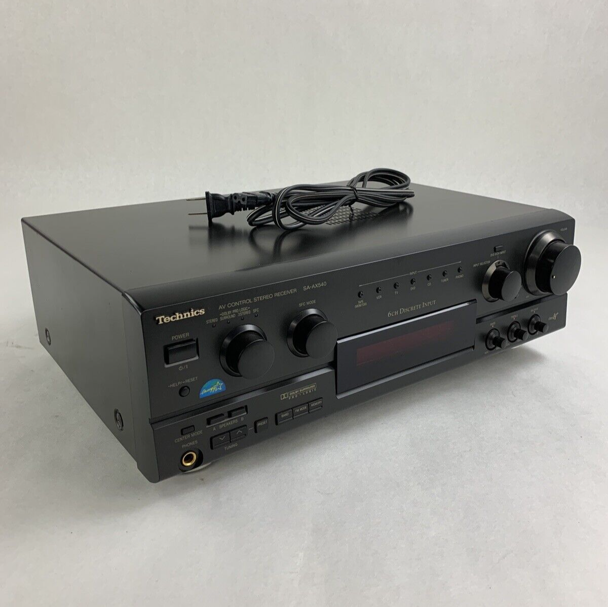 Technics SA-AX540 Stereo Receiver Tested Loud Fan No Remote