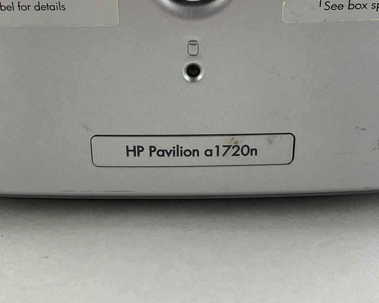 HP Pavilion A1720N MT Core 2 Duo 6300 1.86 GHz 3 GB RAM No HDD No OS
