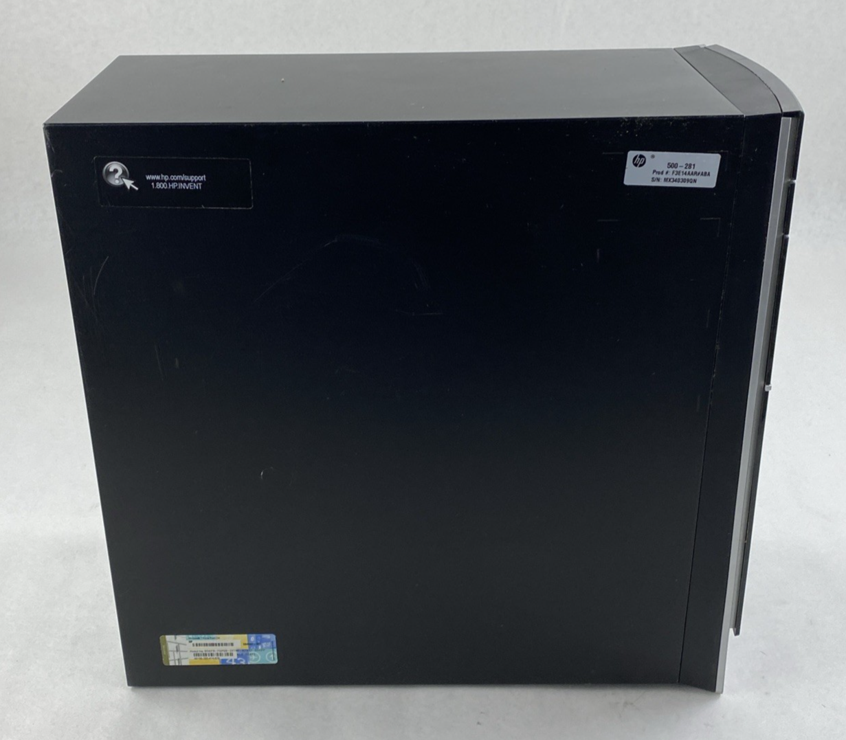 HP Pavilion 500-281 MT Intel Core i3-4130 3.40GHz 8GB RAM No HDD No OS