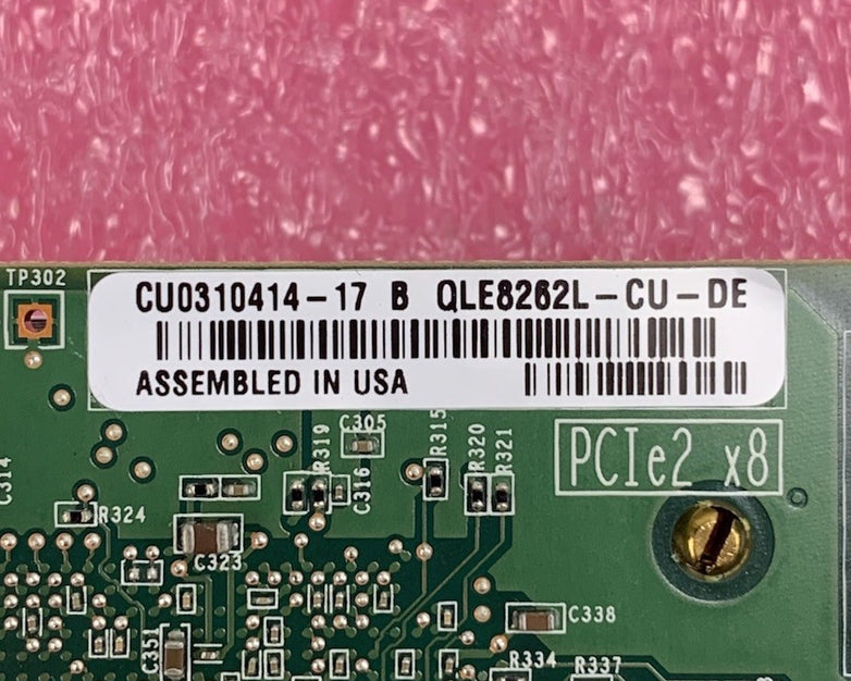 Qlogic QLE8262L-CU-DE PCIE Network Adapter