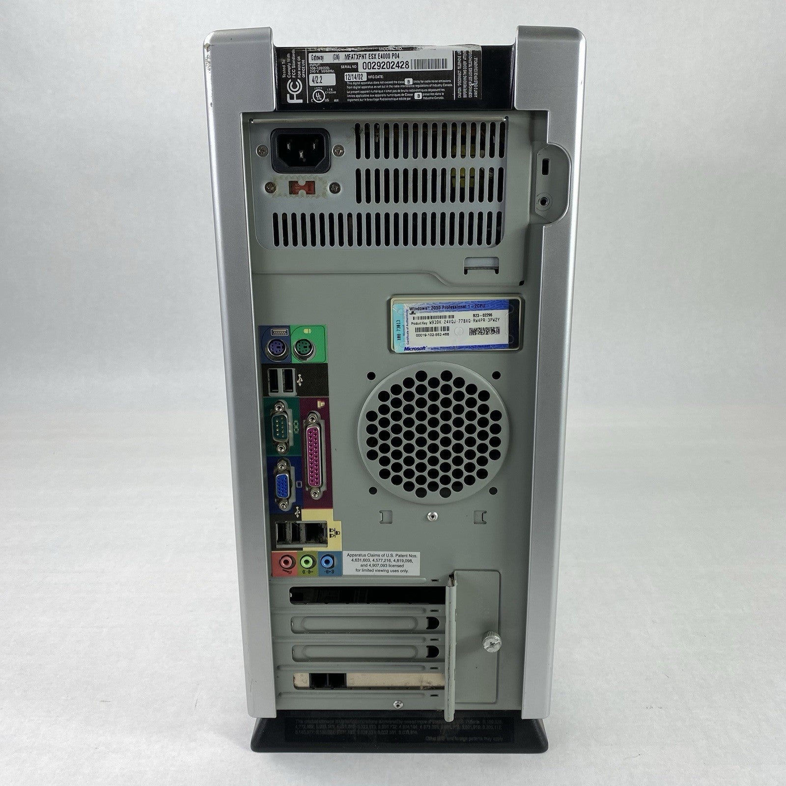 Gateway E-4000 MT Pentium 4 2.40GHz 256MB RAM No HDD No OS
