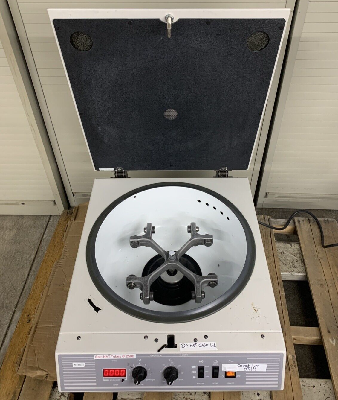 Beckman Allegra 6 Bench Top Centrifuge Tested Bad Timer For Parts and Repair
