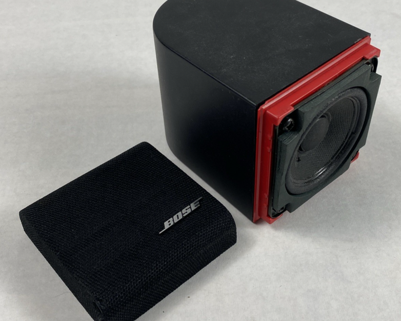 Bose Acoustimass Redline Cube Speaker Untested (Lot of 4)