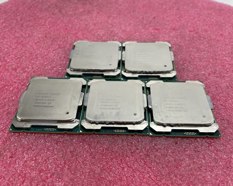Lot of 5 Intel Xeon E5-2620V4 2.1GHz SR2R6 Processor